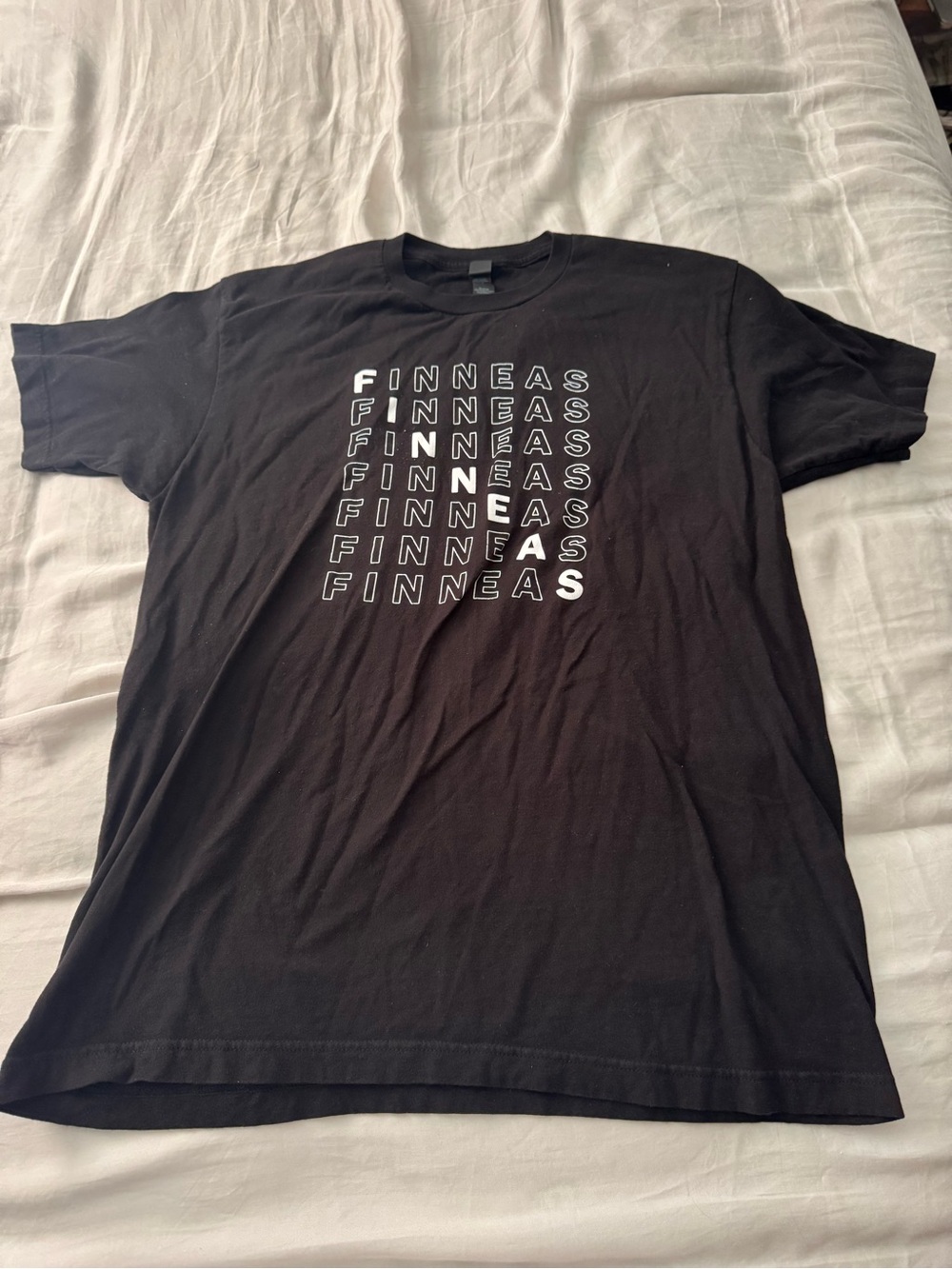 FINNEAS black band tee